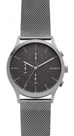 Reloj Skagen Jorn En Acero Inox Plateado Oscuro