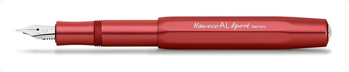 Pluma Estilográfica Kaweco Al Sport Deep Red Trazo M Color De La Tinta Varios