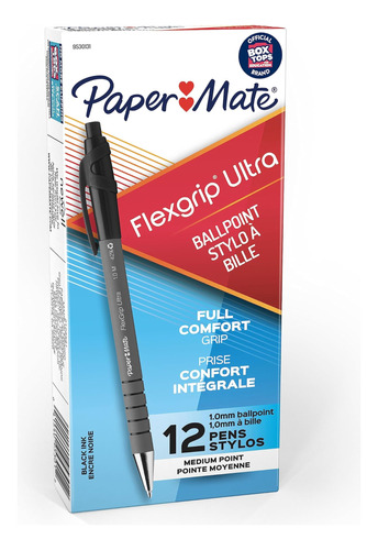 Lapiceras Ballpoint Paper Mate Set 12 U Black3