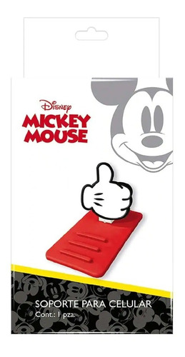 Soporte Celular Color Rojo Mickey Mouse Disney Bestway