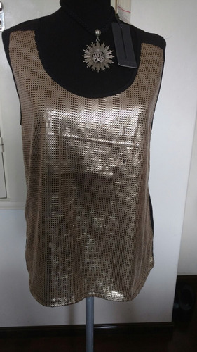 Remera Fiesta Lentejuelas Talle M