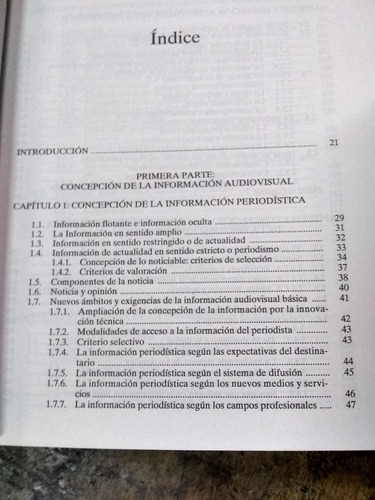 Información Audiovisual. Concepto, Técnica... C. Herreros . (Usado)