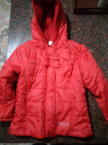 Campera Abrigo Niña 3/4 Años