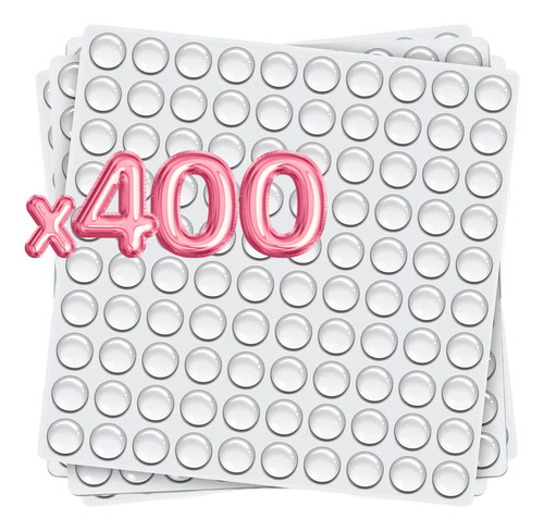 400 Goma Adhesiva Silicona Protectora Mesa Antideslizante F Color Transparente