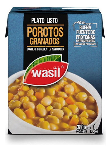 Porotos Granados Wasil Tetra 380 G