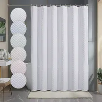 Comprar Cortina De Ducha Blanca Para Baño, Cortinas De Ducha De Tela