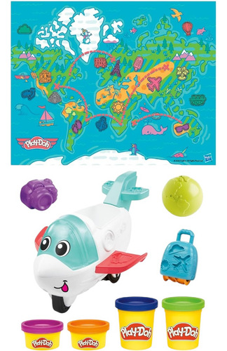 Play Doh Primeras Creaciones Con El Avion 170g Hasbro