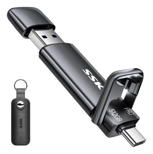 Ssk Ssd Usb C Stick 1000 Mb/s Para iPhone/ps4/android