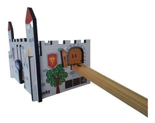 Castillo Medieval Montessori Tracks Compatible Trancity Hape