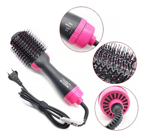 Escova Secadora Modeladora Alisadora Profissional 110v Inova 127v