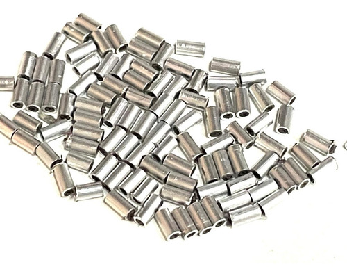 Nudos Corredizos De Silicona Y Exterior De Aluminio Por 100