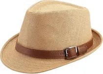 Comprar Faleto Sombrero De Paja Fedora Clásico Panamá Trilby