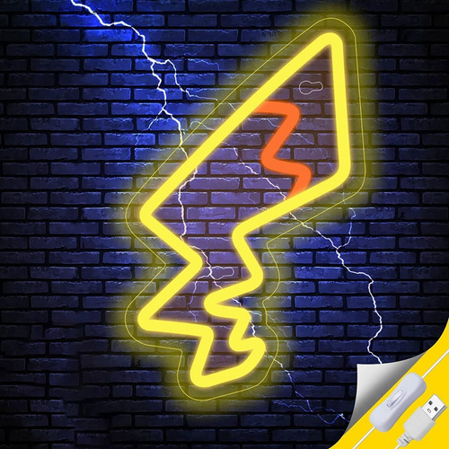 Lámpara Neon Decorativa Pokemon - Pikachu Cola