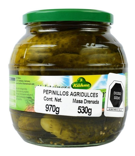 Pepinillos Kühne De 970 Gramos