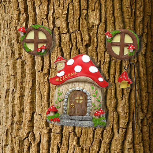 Juego De Estatuas De Jardín, Adorno Para Patio, Decoración