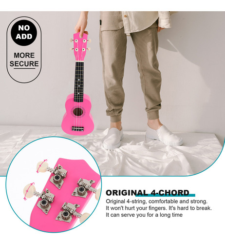 Ukelele De Juguete Para Niños, Ukelele De Madera Para Adulto