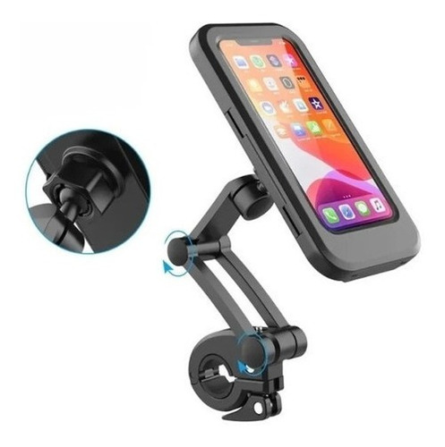 Soporte De Celular Para Moto Y Bicicleta Estuche Impermeable