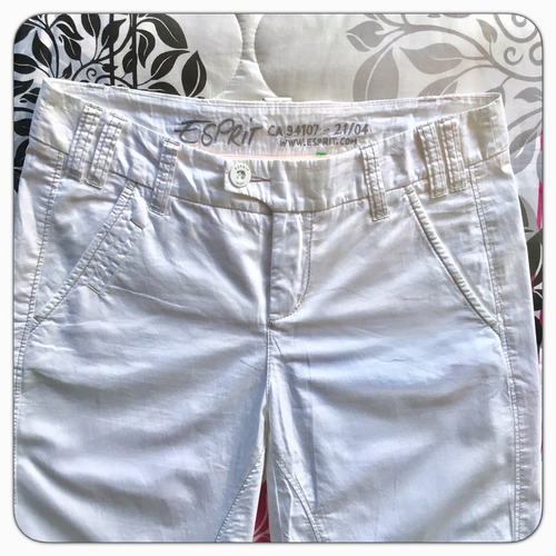 Pantalón Blanco Marca Esprit De Dama Original