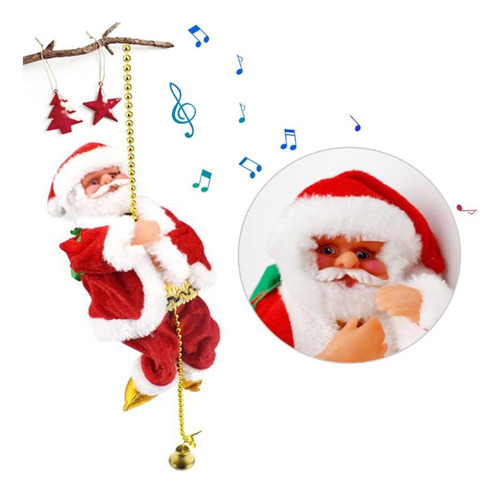 N Muñeco De Santa Claus Rise And Descent Para Decoración
