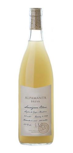 Alpamanta Breva Sauvignon Blanc - Vino Natural Y Organico 