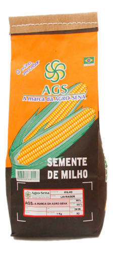 Semente Milho Lavrador 1kg - Agro - Sena