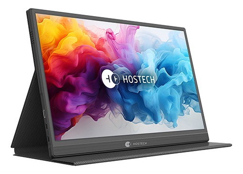 Monitor Portátil 15.6'' Fhd Hostech Soporte/ Funda Ajustable
