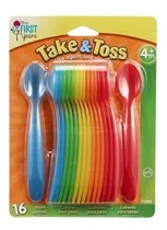 Comprar Juego De Cucharillas Para Bebes 16  Piezas - Take & Toss