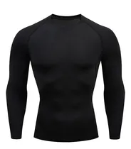 Comprar Hombres Deportes Lycra Compresión Fitness Manga Larga