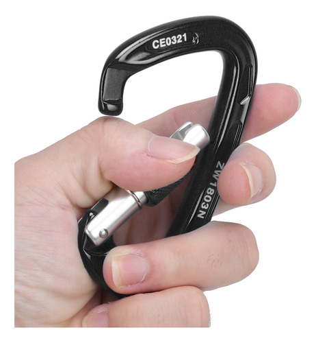 Anillo De Conexión Para Escalada, Mosquetón Tipo D, Fácil De