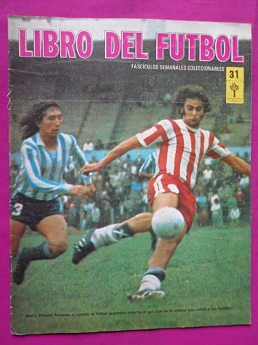 Libro Del Futbol N° 31 Mario Alberto Kempes