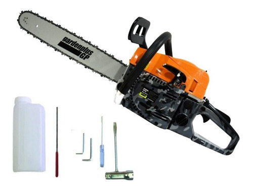 Motosierra Explosión Garden Plus 52cc Lusqtoff + Accesorios