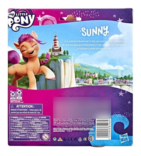 Imagen 4 de 4 de Muñeca My Little Pony Movie Sunny Juguete Peinar Unicornio