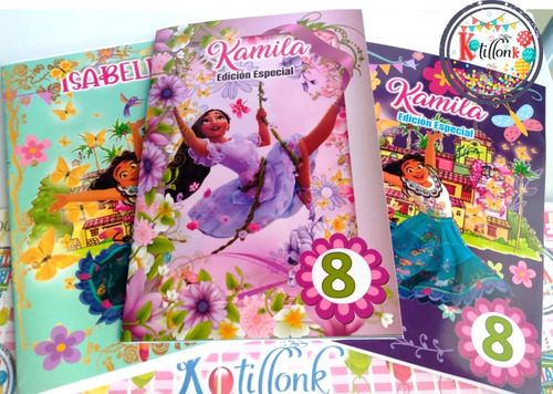 Libros Para Colorear Personalizados Y Crayolas X 15