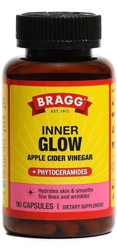 Bragg Inner Glow Cápsulas De Vinagre De Sidra De Manzana Y.