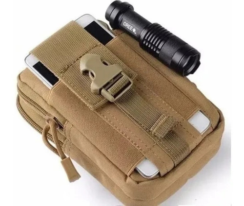 Bolso Tático Edc Modular Militar Pochete Porta Celular Molle