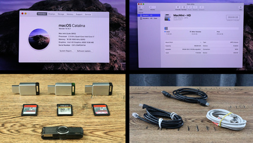 Mac Mini Intel I7 16gb Sd 960gb +kb +tp +monitor +19 Regalos (Usado)