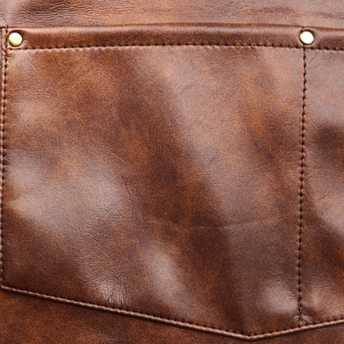 Crossback Pu Cuero Peluquero Delantal De Trabajo Delantal De