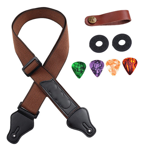 Correa De Guitarra Ajustable Duradera Para Guitarra