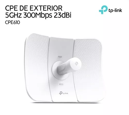 Antena Wifi Exterior Tp Link Cpe610 5ghz 300mbps 23dbi