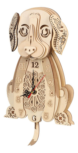 Reloj Beagle: Rompecabezas De Madera 3d