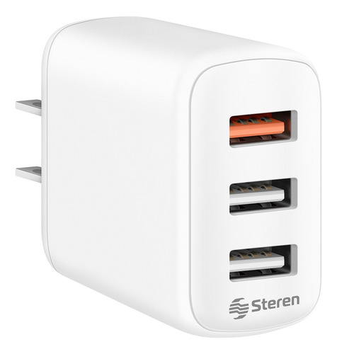 Cargador Triple Usb Quick Charge Y Usb Estándar 30 W