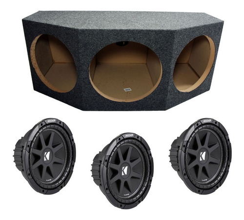 Imagen 2 de 4 de Bajo Para Carros Kicker Subwoofer 900w Cajon Corneta Orgm