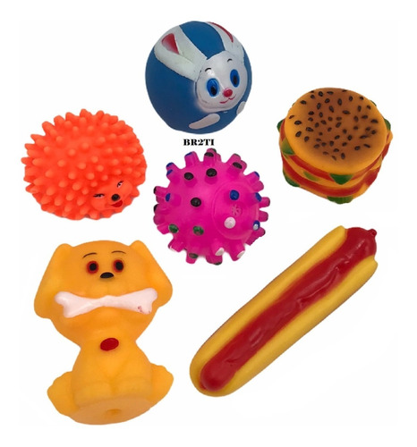 Kit 6 Mordedores Brinquedos Para Cachorros Cães Promoção