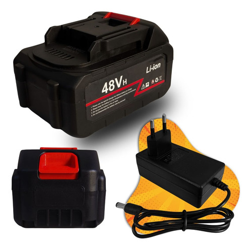 Bateria 48v + Fonte Carregadora 21v Inclusa No Kit Portatil