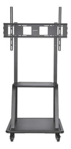 Soporte Manhattan 461665 de piso para TV/Monitor de 37" a 100" negro