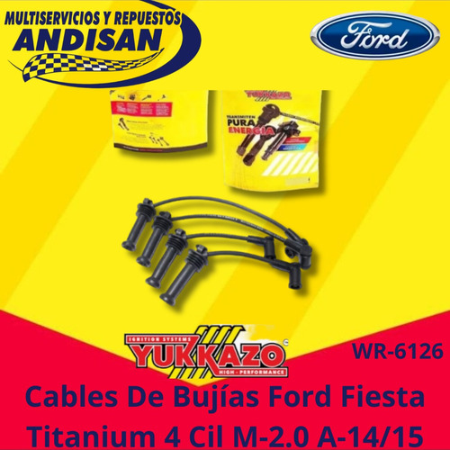 Cables Para Bujias Ford Fiesta Titanium