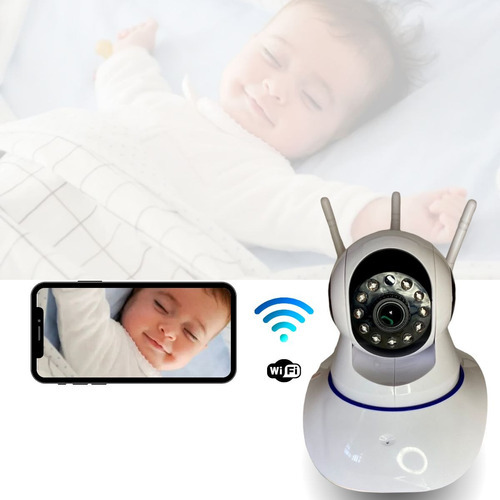 Baba Eletronica Camera Wifi Sem Fio Visão Noturna Microfone Voltagem 110v/220v