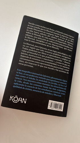 Imagen 2 de 2 de El Arte De Ser Libre - Epicteto - Un Manual De Sabiduria Cla