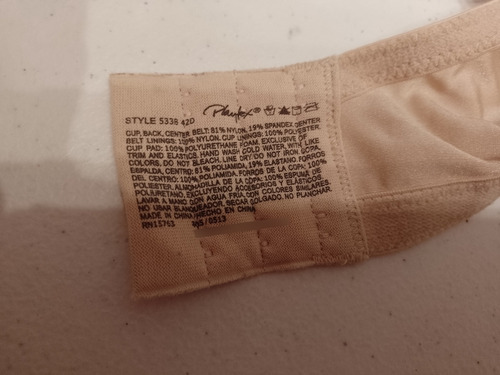 Playtex Brasier Nude Cobertura Completa 42d (Usado)