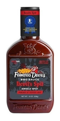 Famous Dave's Devil's Spit Bbq Sauce 562ml.